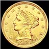 Image 1 : 1901 $2.50 Gold Quarter Eagle CLOSELY UNCIRCULATED