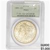 Image 1 : 1883-CC Morgan Silver Dollar PCGS MS63