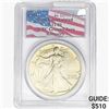 Image 1 : 1991 Silver Eagle PCGS Gem UNC  WTC Ground Zero