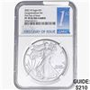 Image 1 : 2022-W Silver Eagle NGC PF70 UC