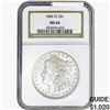 Image 1 : 1884-CC Morgan Silver Dollar NGC MS64