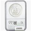 Image 2 : 1884-CC Morgan Silver Dollar NGC MS64