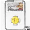 Image 1 : 2016-W 1/4oz Gold 25C NGC SP70