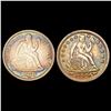 Image 1 : [2] 1854-O&1886 Seated Liberty Dime HIGH GRADE