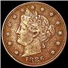 1886 Liberty Victory Nickel LIGHTLY CIRCULATED