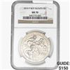 Image 1 : 2010-P 0.85oz Silver $1-Boy Scouts NGC MS70