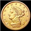 Image 1 : 1878-S $2.50 Gold Quarter Eagle CLOSELY UNCIRCULATED