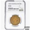 Image 1 : 1872-H Canada Newfoundland 50C NGC VF25
