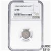 Image 1 : 1854 Seated Liberty Half Dime NGC XF40