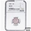 Image 1 : 1883 Seated Liberty Dime NGC AU53