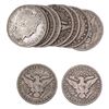 Image 2 : 1899-1912 Barber Half Dollar Lot [10 Coins]