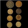 Image 2 : [8] 1846-1868 Varied U.S. Coinage LIGHTLY CIRCULATED