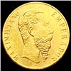 Image 1 : 1865 .017oz Gold Maximilian Mexico Token HIGH GRADE