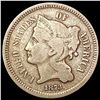 1873 Silver Three Cent LIGHTLY CIRCULATED