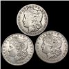 Image 1 : [3] 1879-1904 Morgan Silver Dollar HIGH GRADE