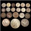 Image 2 : [20] 1912-1943 U.S. World Silver Lot HIGH GRADE