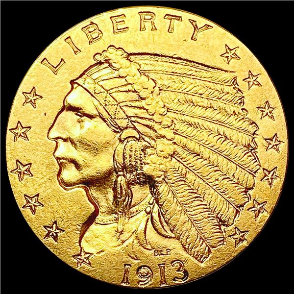 1913 $2.50 Gold Quarter Eagle UNCIRCULATED