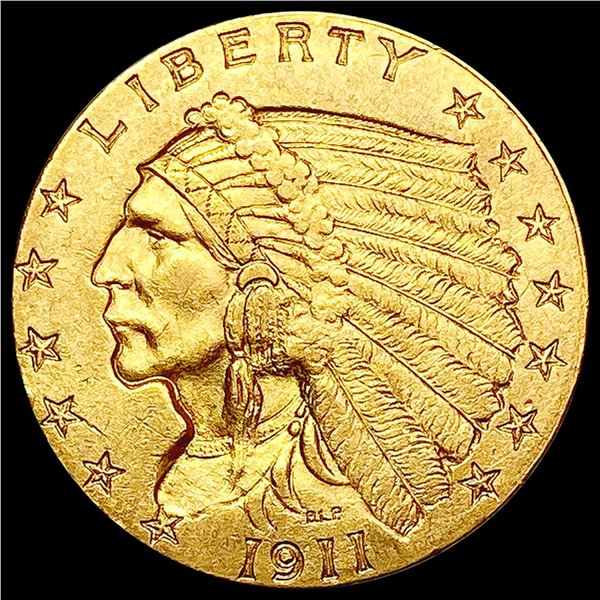 1911 $2.50 Gold Quarter Eagle UNCIRCULATED