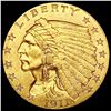 Image 1 : 1911 $2.50 Gold Quarter Eagle UNCIRCULATED