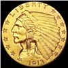 Image 1 : 1913 $2.50 Gold Quarter Eagle UNCIRCULATED