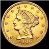 Image 1 : 1906 $2.50 Gold Quarter Eagle UNCIRCULATED