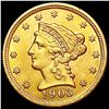 Image 1 : 1903 $2.50 Gold Quarter Eagle CLOSELY UNCIRCULATED