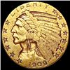 1909-S $5 Gold Half Eagle LIGHTLY CIRCULATED