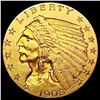 Image 1 : 1908 $2.50 Gold Quarter Eagle CLOSELY UNCIRCULATED
