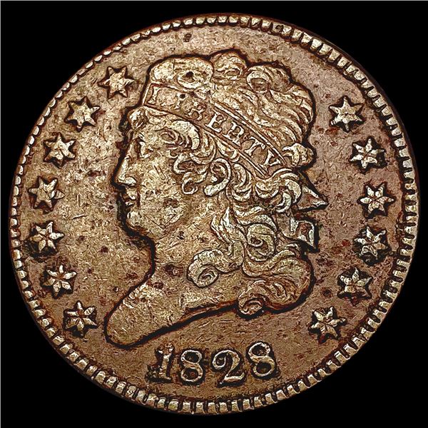 1828 Classic Head Half Cent NICELY CIRCULATED
