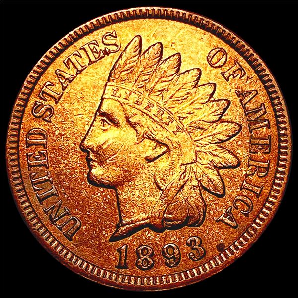 1893 Indian Head Cent CLOSELY UNCIRCULATED