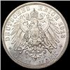 Image 2 : 1913A .482oz Silv. Germany Prussia 3 Mark CHOICE BU