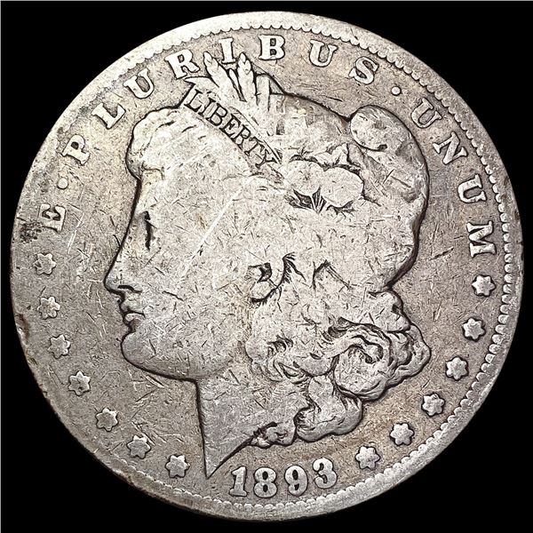 1893-CC Morgan Silver Dollar NICELY CIRCULATED