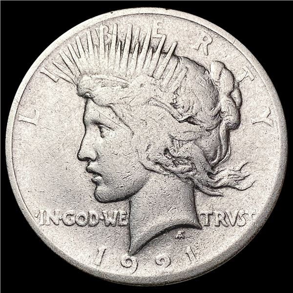 1921 Silver Peace Dollar NICELY CIRCULATED