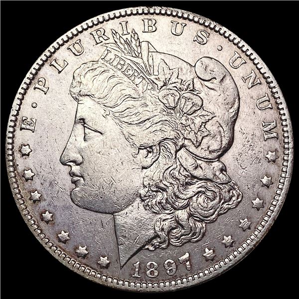1897-O Morgan Silver Dollar CLOSELY UNCIRCULATED