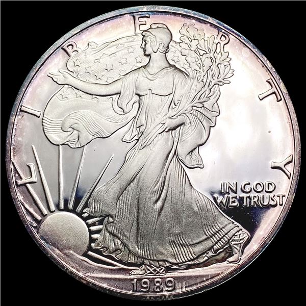 1989-S American Silver Eagle GEM PROOF