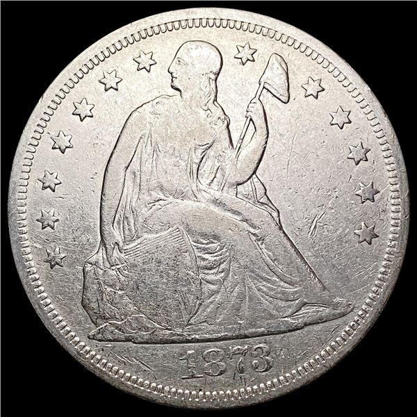 1873 Seated Liberty Dollar LIGHTLY CIRCULATED