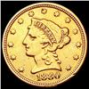 Image 1 : 1880 $2.50 Gold Quarter Eagle CLOSELY UNCIRCULATED