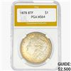 Image 1 : 1878 8 TF Morgan Silver Dollar PGA MS64 PL