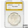 Image 1 : 1878-CC Morgan Silver Dollar PGA MS64