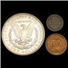 Image 2 : 1857-1880 Varied US Coinage Lot [3 Coins] HIGH GRADE