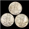 1943-1944 Walking Liberty Half Dollar Lot [3 Coins] UNCIRCULATED