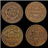 Image 2 : 1829-1852 Early US Copper Coinage [4 Coins] HIGH GRADE