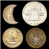 Image 2 : 1915-1965 Varied US Coinage Lot [4 Coins] HIGH GRADE