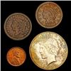 Image 1 : 1838-1934 Varied US Coinage Lot [4 Coins] HIGH GRADE