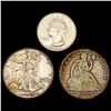 Image 1 : 1854-1943 US Type Coinage Lot [3 Coins] HIGH GRADE