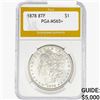 Image 1 : 1878 8 TF Morgan Silver Dollar PGA MS65+