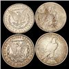 Image 2 : 1898-1923 US Silver Dollar Lot [4 Coins] HIGH GRADE