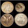 Image 2 : 1887-1922 Varied US Silver Coinage Lot [4 Coins] HIGH GRADE
