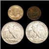 Image 2 : 1864-1945 Varied US Coinage Lot [4 Coins] HIGH GRADE