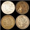 Image 1 : 1880-1923 US Silver Dollar Lot [4 Coins] HIGH GRADE